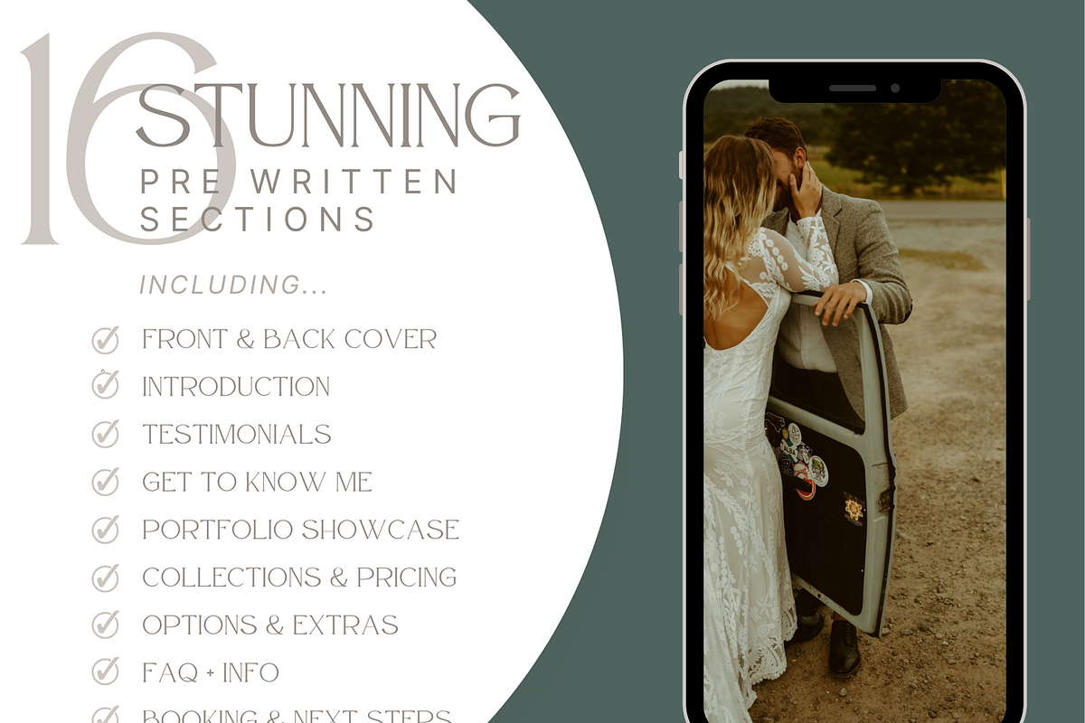 TEAL Engagement Photography Gudie, a Magazine Template by Signature Edits (Photo 2 of 11)