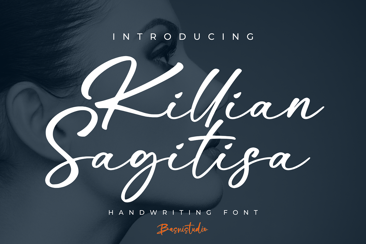 Killian Sagitisa Handwriting Font, a Handwritten Font by Basnistudio (Photo 1 of 10)