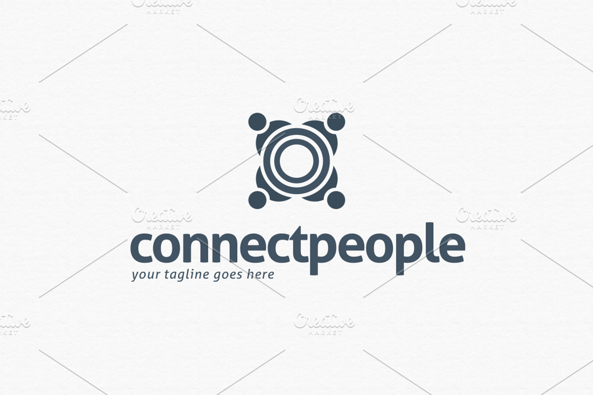 Connect People Logo Template, a Branding & Logo Template by PixaSquare (Photo 4 of 5)