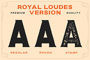 Royal Loudes  -  Display Font, a Serif Font by Letterhend Studio (Thumbnail 2 of 9)
