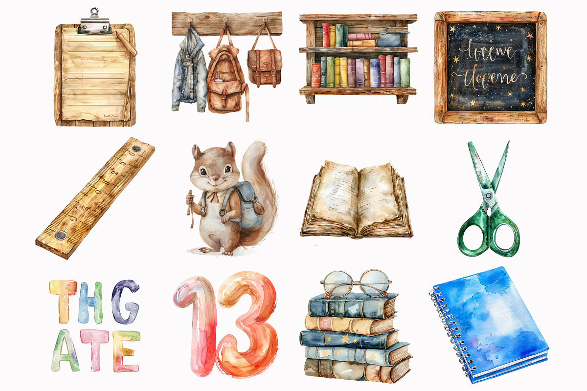 Back to School Elements, an Illustration by Design Market (Photo 5 of 5)
