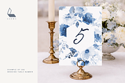 Dusty Blue Floral Wedding Set, an Illustration by Karma (Thumbnail 2 of 16)