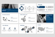 Blue Business Powerpoint, a Presentation Template by Fitra Noor (Thumbnail 2 of 4)