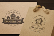 Farm Logos & Badges Vintage Style, a Branding & Logo Template by Vasya Kobelev (Thumbnail 8 of 11)