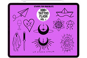 BUNDLE 1 - Tattoo Flash - Stamp Sets, a Brush Add-On by LA Studio Sthlm (Thumbnail 9 of 17)