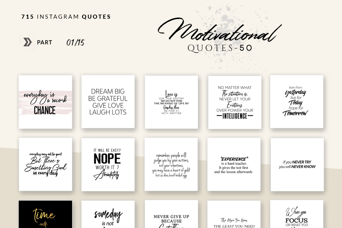 Instagram Social Media Quotes CANVA, a Social Media Template by Eviory (Photo 14 of 55)