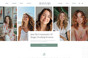 Hannah – Lifestyle Coach HTML CSS, a HTML Template by TemplatesJungle (Thumbnail 2 of 2)