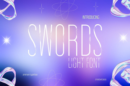 Swords Light Font