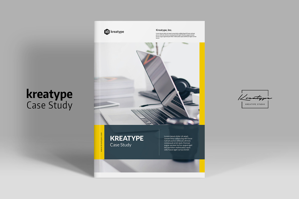 Kreatype Case Study, a Brochure Template by Kreatype Studio (Photo 1 of 12)