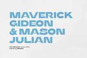 Macks - Wide Modern Sans, a Sans Serif Font by Sarid Ezra (Thumbnail 10 of 13)