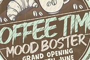 Coffee Time Flyer, a Flyer Template by regalDRAW (Thumbnail 1 of 4)