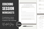 Coaching Worksheet Templates - Canva, a Brochure Template by Designs by ...