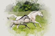 Artistic Watercolor Photoshop Effect, a Layer Style Add-On by liptouse (Thumbnail 4 of 9)
