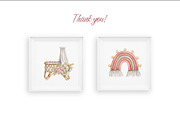 Watercolor boho nursery clipart, an Illustration by AquarelleSpace (Thumbnail 5 of 5)