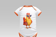 Fashion Hen Watercolor Clipart, an Animal Illustration by GeoWander (Thumbnail 3 of 3)