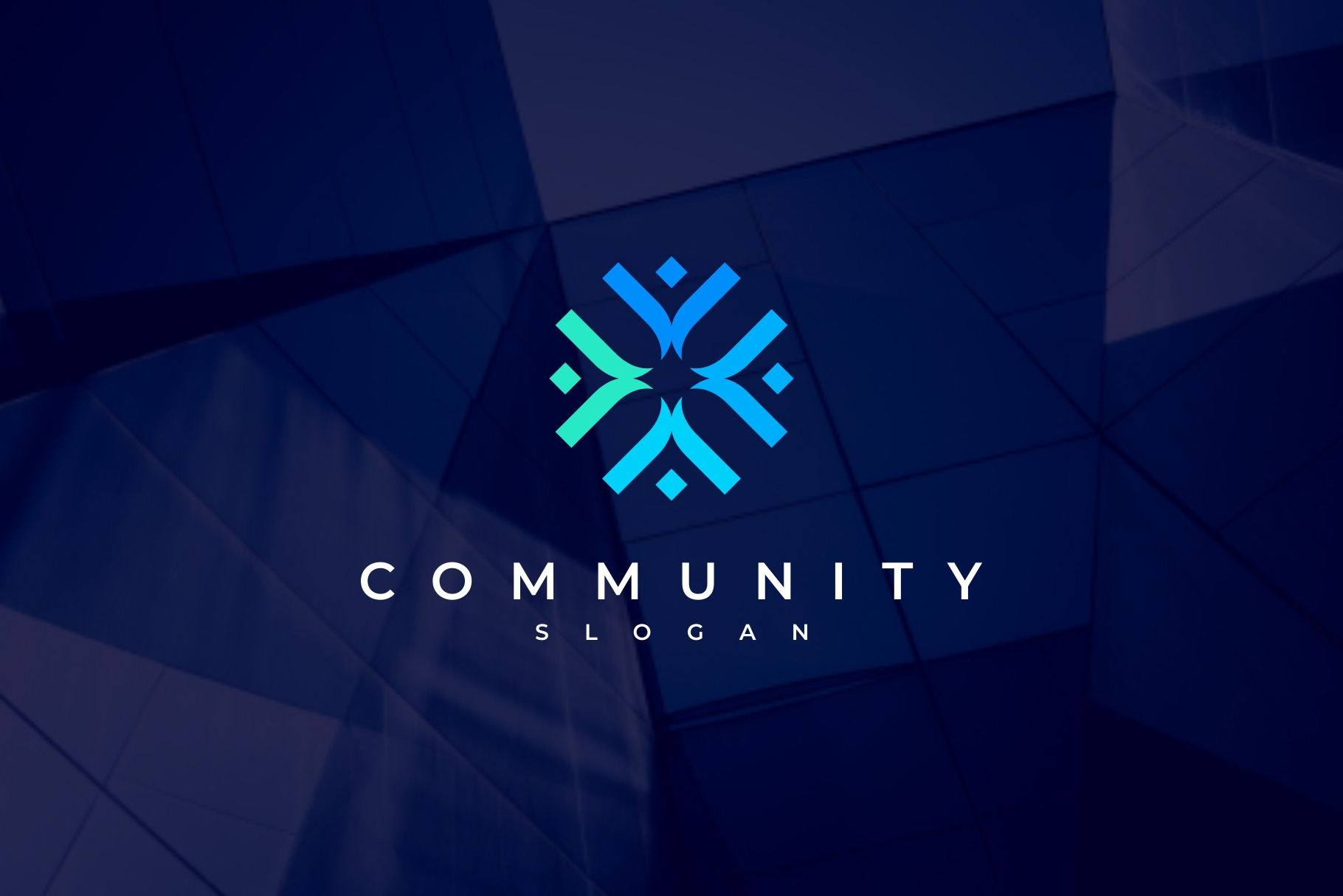 Community Unity Happy Logo, a Branding & Logo Template by sore.studios