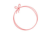 Bow circle coquette frames, an Object Graphic by Elena Pimukova (Thumbnail 8 of 9)