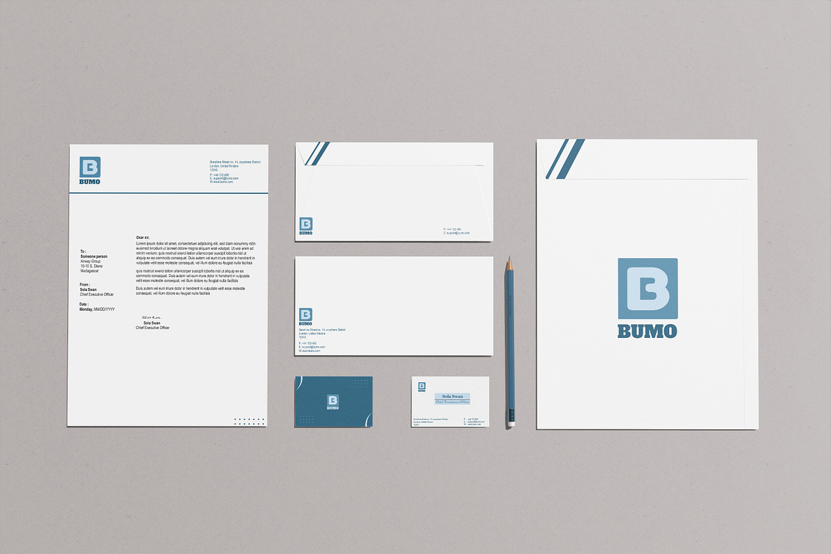 Stationery Mockup, a Print Template by rahmatmoscae (Photo 7 of 8)