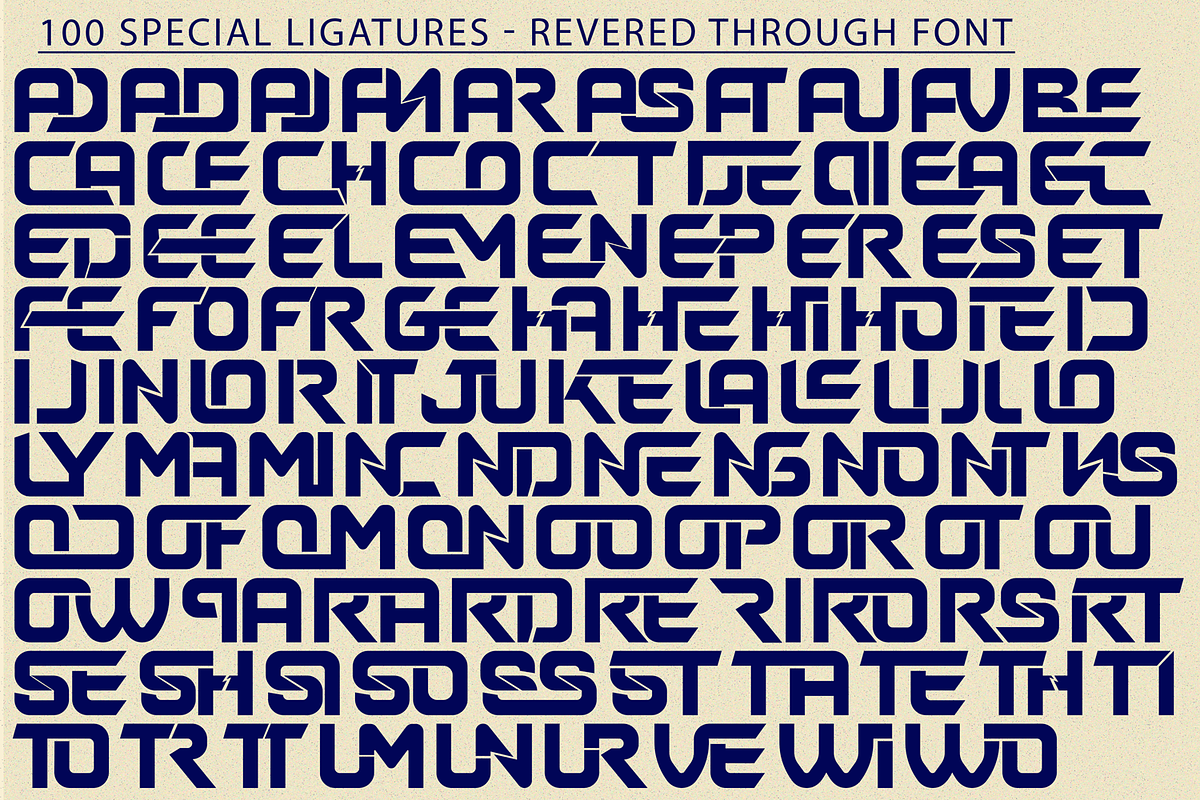 Revered Through - Sport Font, a Sans Serif Font by 177Studio (Photo 7 of 8)