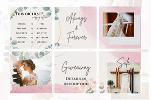 Wedding Instagram Puzzle Template