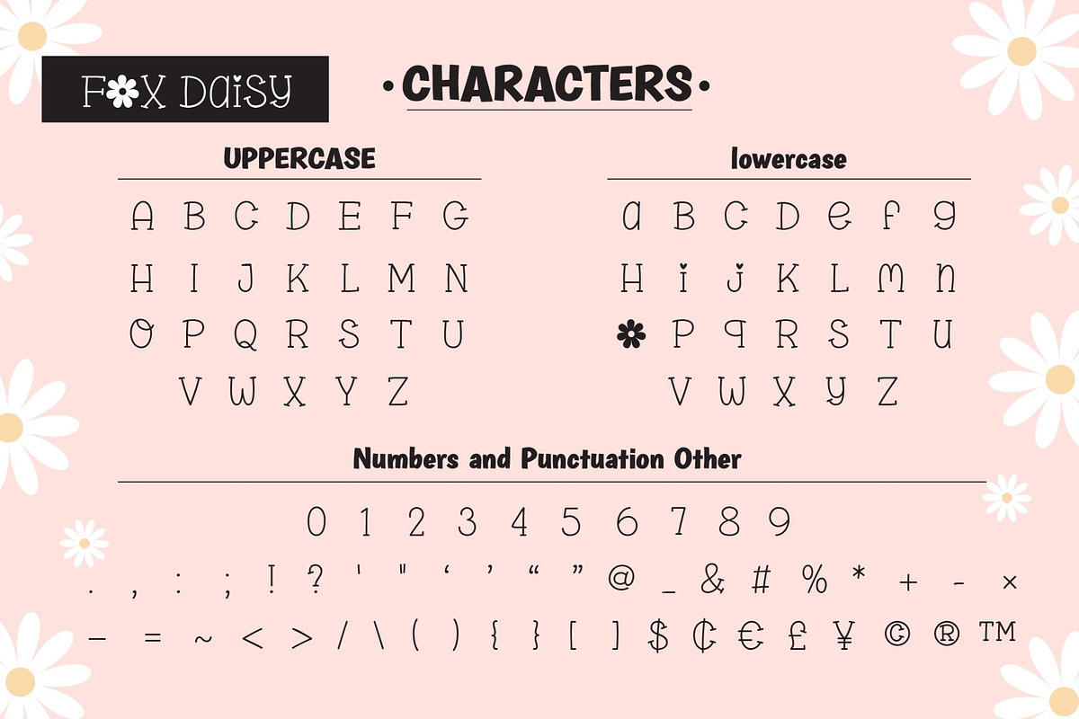 Fox Daisy Font, a Slab Serif Font by Fox7 By Rattana (Photo 8 of 10)
