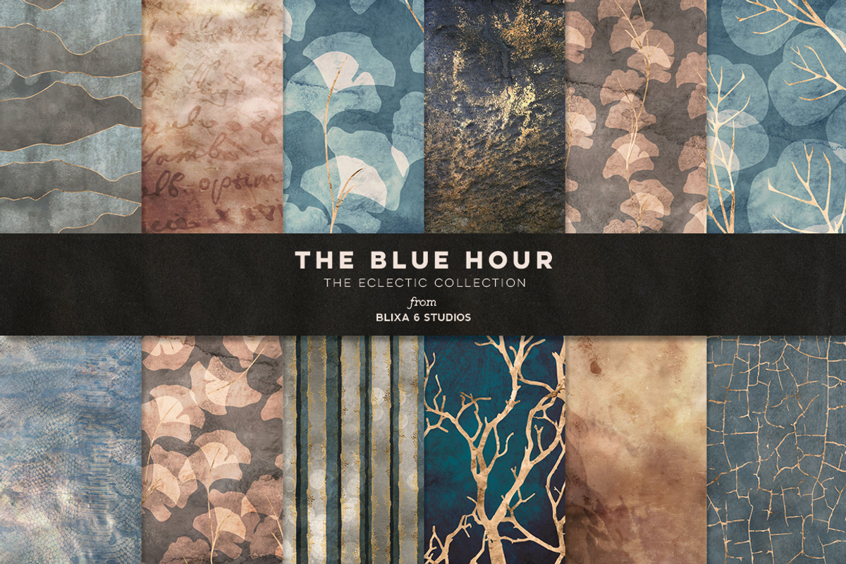 Natural Treasure Organic Backgrounds, a Pattern Graphic by Blixa 6 Studios (Photo 7 of 35)