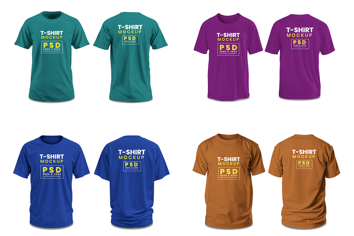 BUNDLE Tshirt Clothing Mockup, an Apparel Mockup by DigitAuras (Photo 2 of 7)