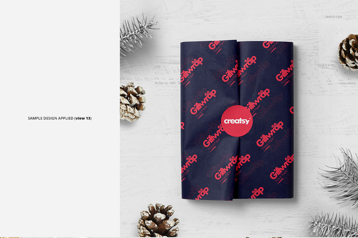 Wrapping Tissue Paper Mockup Bundle, a Pens & Pencil Mockup by creatsy5 (Photo 8 of 19)