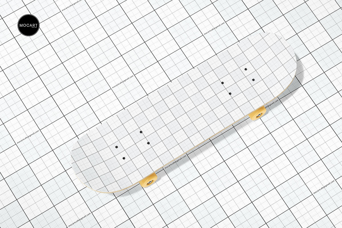 Skateboard Mockup Set v1, a Merchandise Mockup by Mocart (Photo 16 of 18)