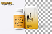 Supplement Bottle Mockup Bundle, a Packaging Mockup by pixelmock (Thumbnail 7 of 35)
