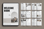 Digital Welcome Book Template, a Brochure Template by E-Type (Thumbnail 1 of 7)