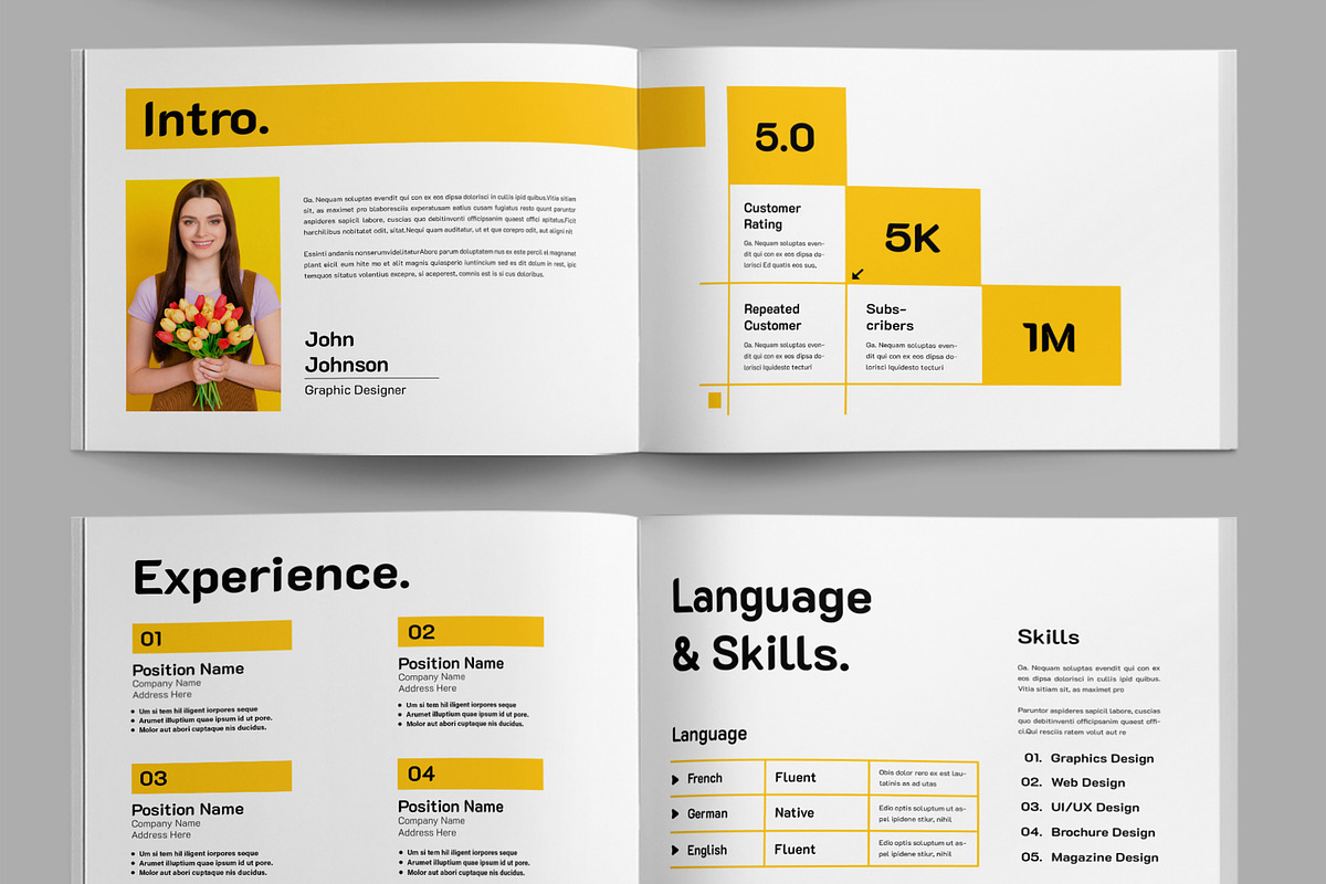 Minimal Portfolio Book, a Magazine Template by ContestDesign (Photo 3 of 5)