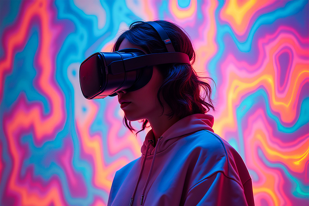 Futuristic VR & Metaverse Photos, a Technology Illustration by StockVerse Creative (Photo 4 of 4)