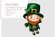Watercolor St Patricks Day Clipart, an Illustration by MockupWizard (Thumbnail 4 of 5)