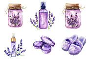 Lavender Pamper Time Clipart, an Illustration by DreamArtGraphic (Thumbnail 2 of 5)