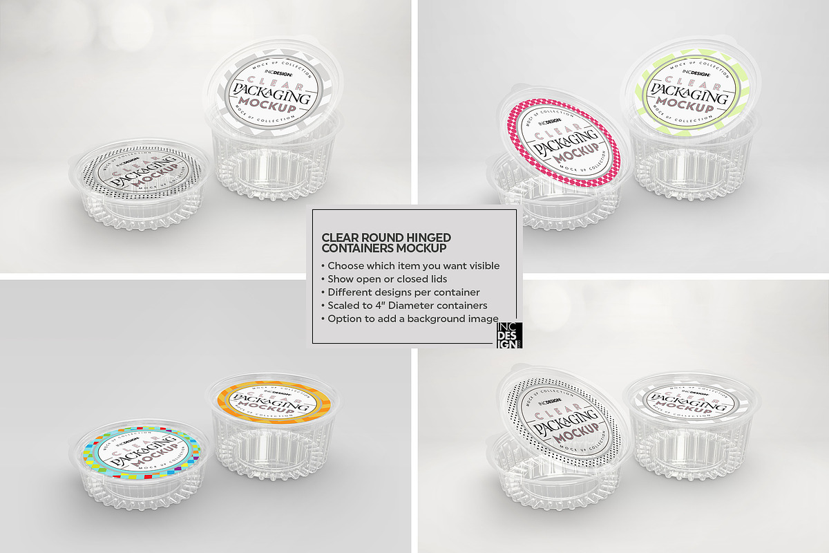 08 Clear Container Packaging Mockups, a Cups & Container Mockup by INCDesign (Photo 11 of 22)