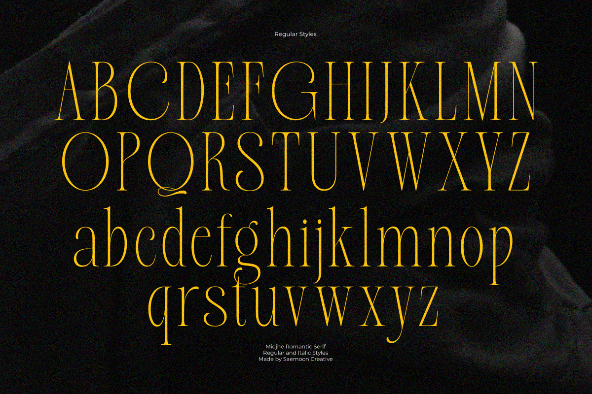 Miojhe, a Serif Font by saemoon creative (Photo 10 of 15)