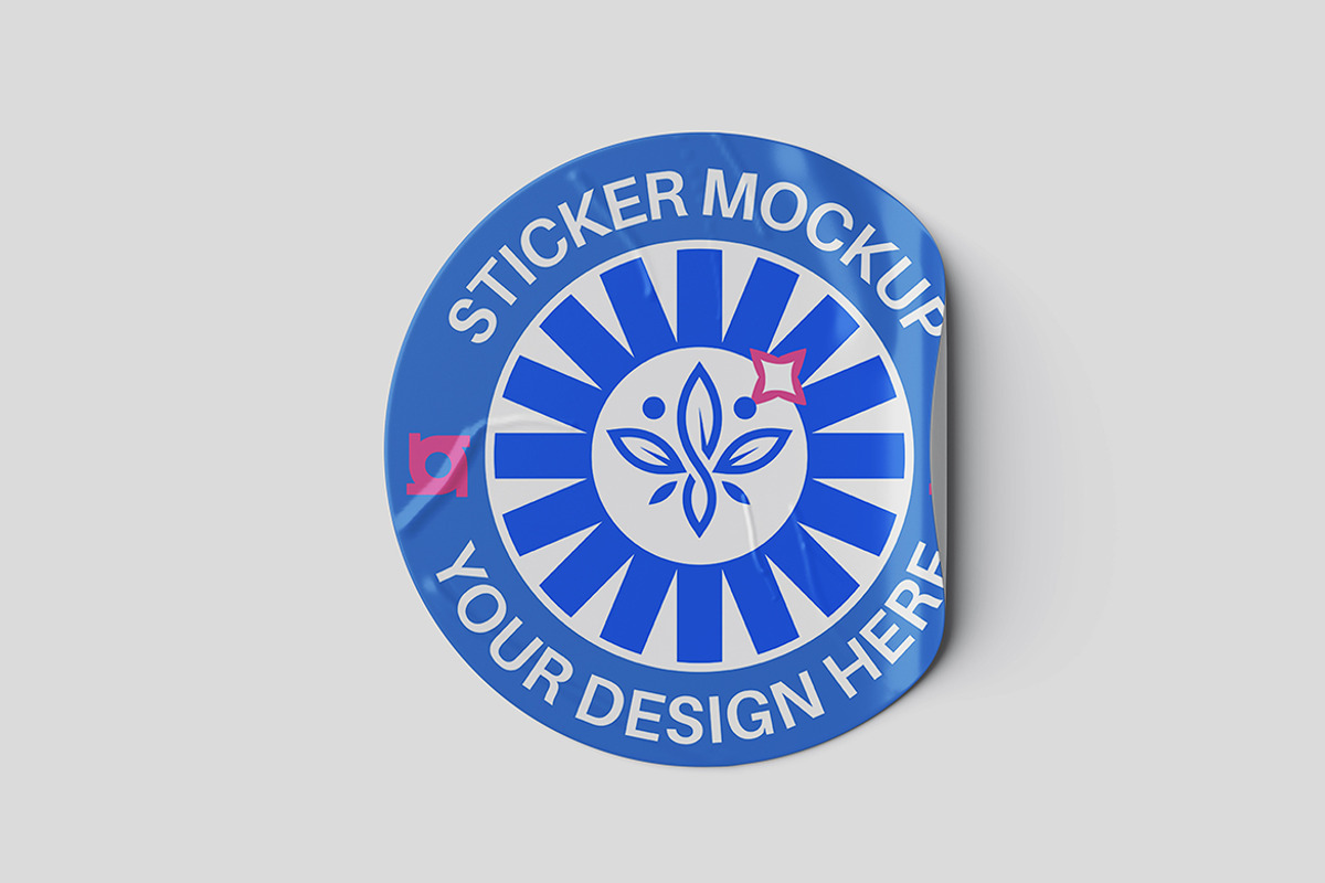Sticker Mockup, a Pens & Pencil Mockup by SimpangGraphics (Photo 4 of 4)