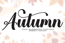 Autumn | Script Font