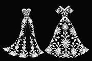 Fashion Dress Silhouette Bundle, an Illustration by BIPLOB EXPERT (Thumbnail 5 of 21)