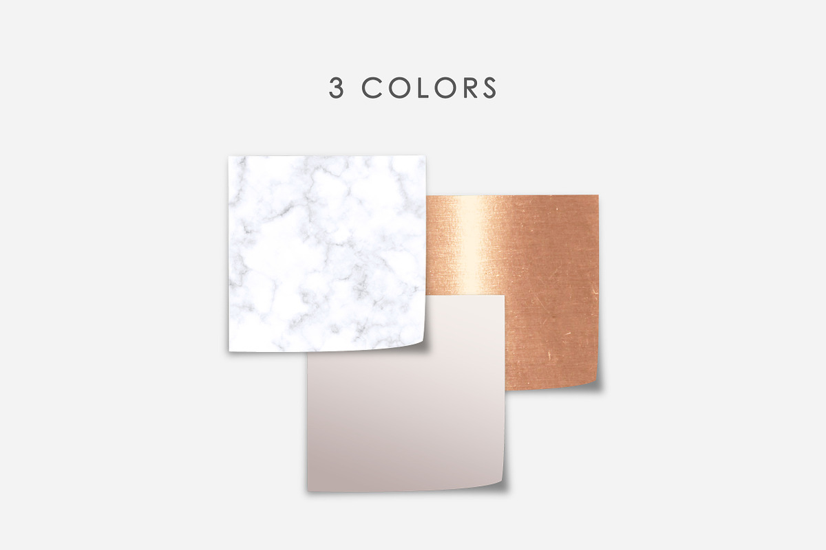 GoodNotes Stickers Marble - Copper, an Illustration by DesignStudioTeti (Photo 3 of 6)