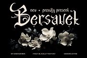 Bersavet, a Blackletter Font by Marvadesign (Thumbnail 1 of 8)