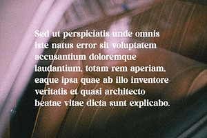 Retrospection Retro Serif Font