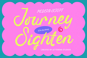 Journey Sighten Modern Script