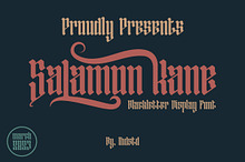 Salamon Kane Blackletter Display