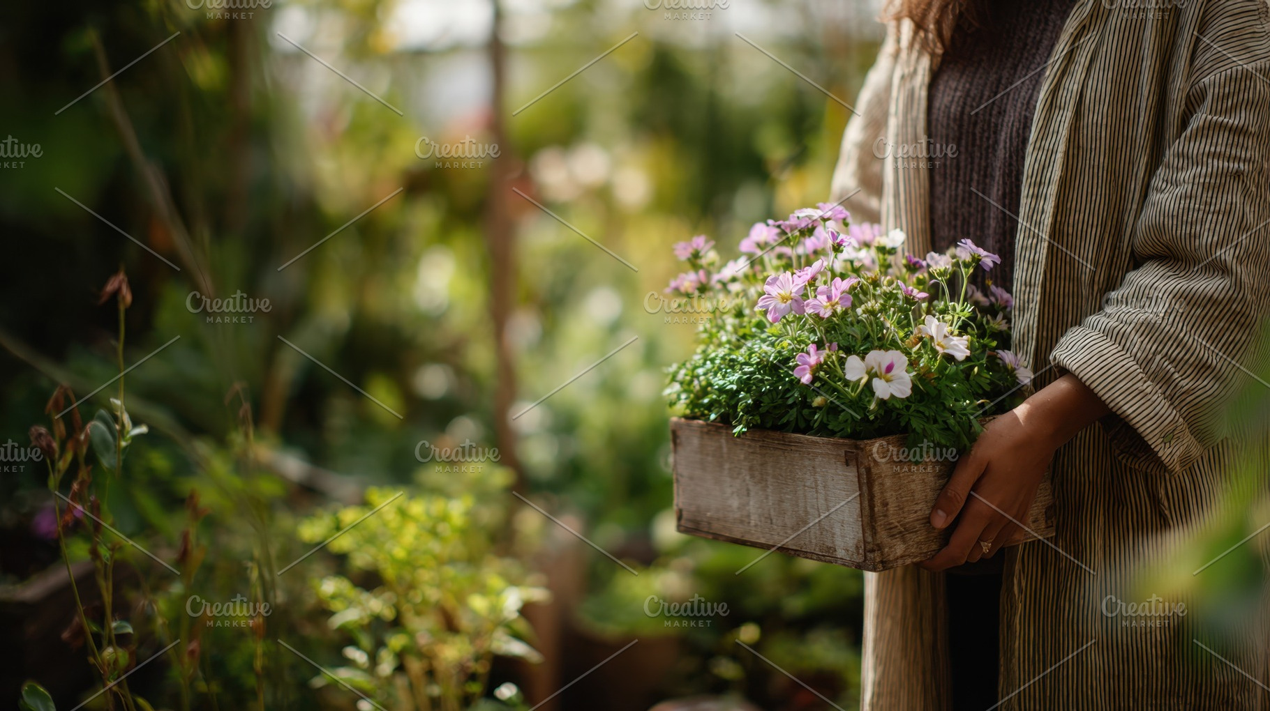 Gardening activity in a greenhouse, a Photo by Beautiful things