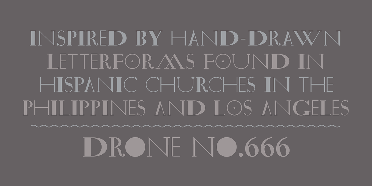 Drone, a Font by Barnbrook Fonts (Photo 2 of 5)