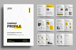 Company Profile Template, a Brochure Template by ContestDesign