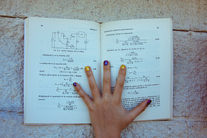 hand with notepad school