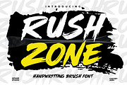 Rush Zone - Handwritting Brush Font, a Handwritten Font by Afkari Studio (Thumbnail 1 of 10)